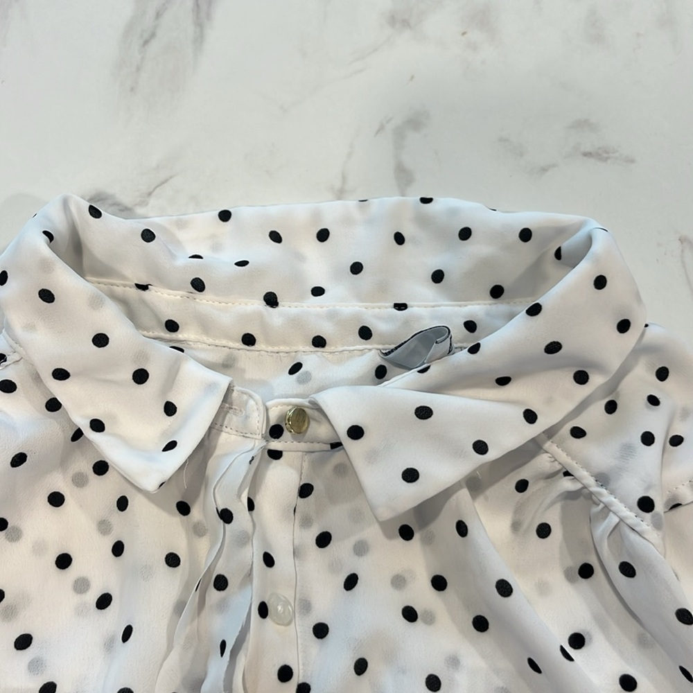 Elle Pokla Dot Tank Blouse - Picture 3 of 7